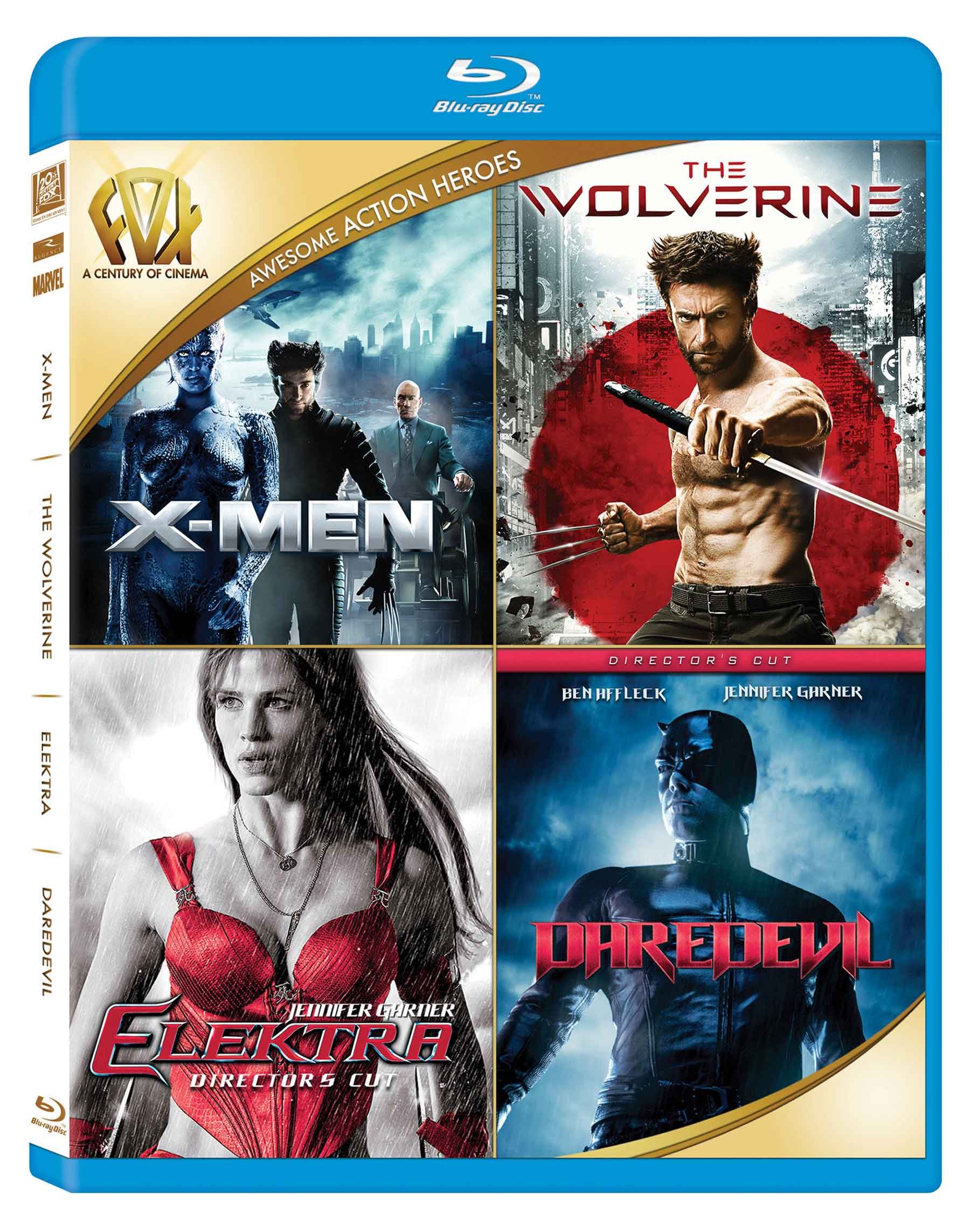 awesome-action-heroes-x-men-the-wolverine-elektra-daredevil-4-disc-box-set