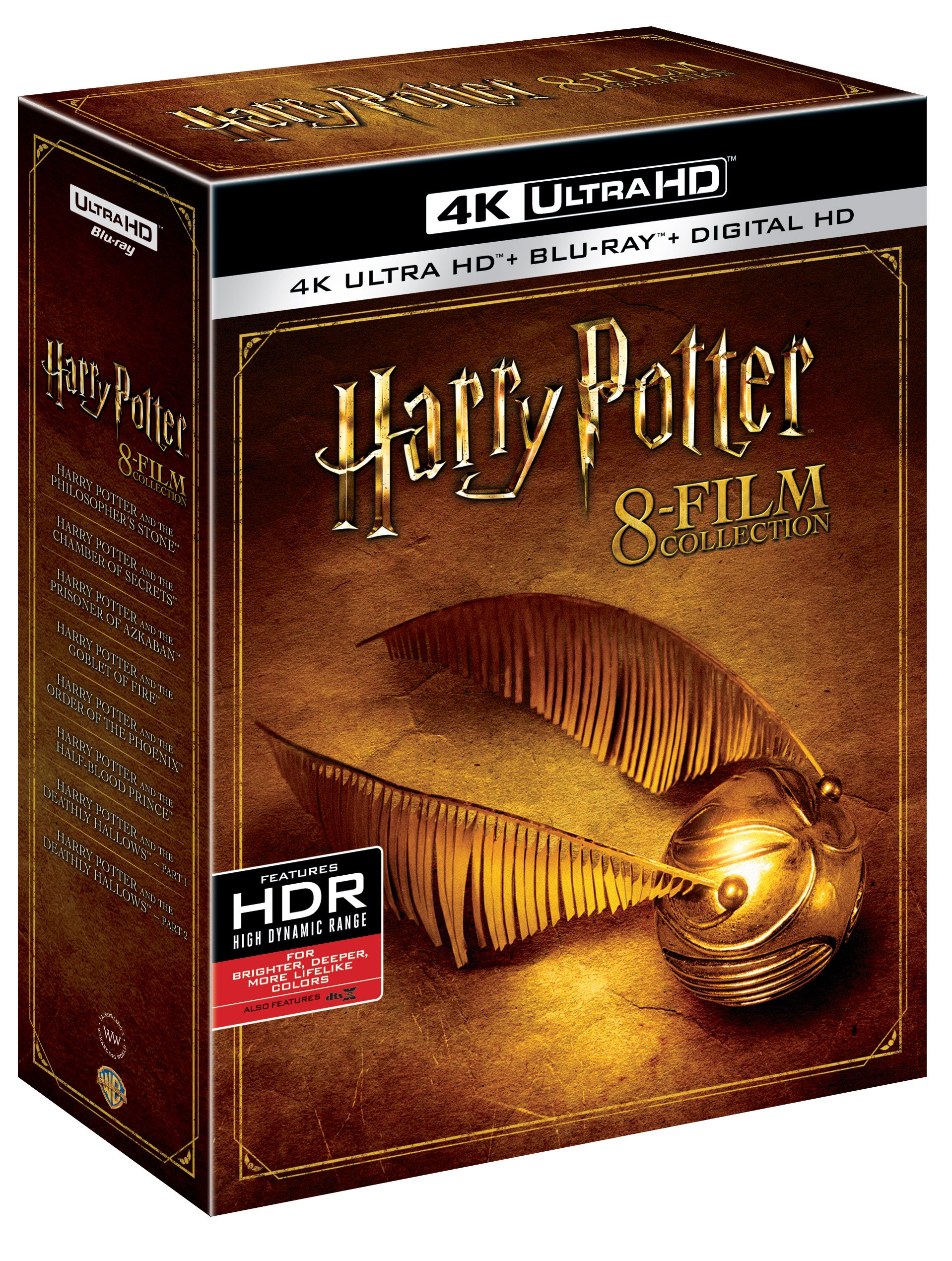 Harry Potter - All 8 Movies Collection from Years 1 to 7 (4K UHD & HD
